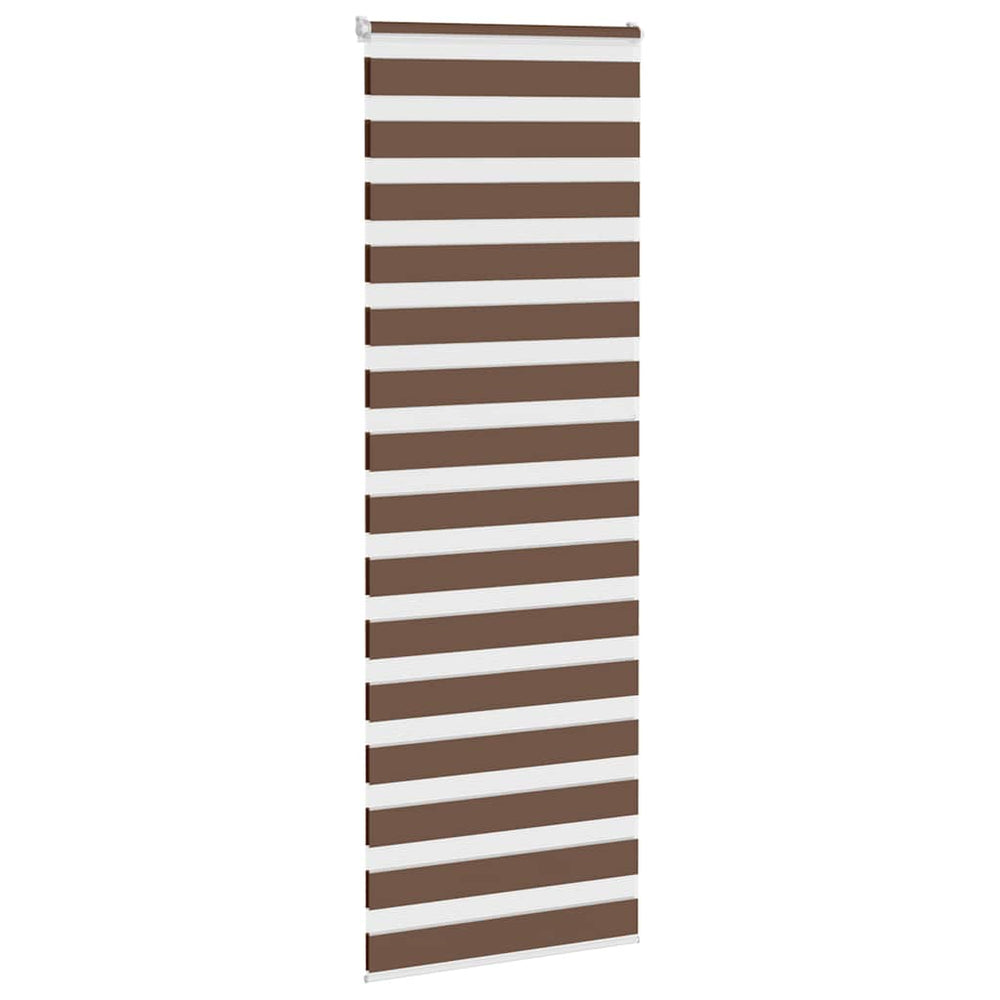 Zebro žaliuzė, ruda, 75x230 cm, audinys, plotis 70,9 cm, poliesteris