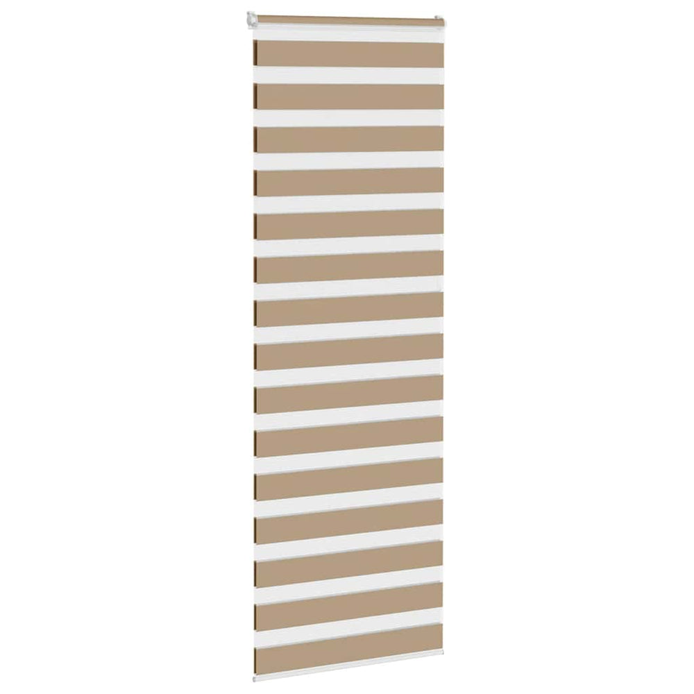 Zebro žaliuzė, smėlio rudos spalvos, 90x200 cm, audinys, plotis 85,9 cm, poliesteris