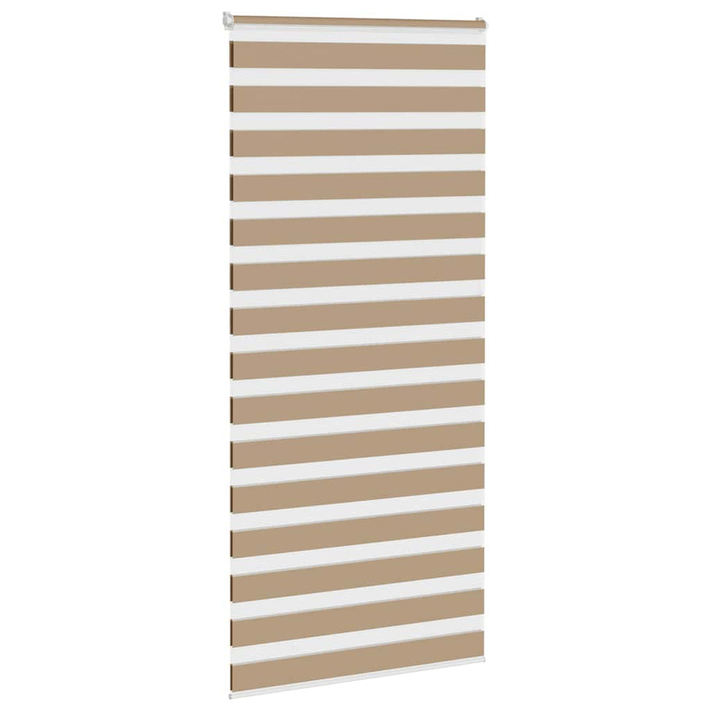 Zebro žaliuzė, smėlio rudos spalvos, 110x200 cm, audinys, plotis 105,9 cm, poliesteris