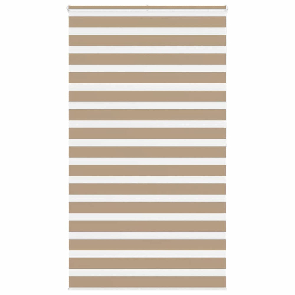 Zebro žaliuzė, smėlio rudos spalvos, 125x200 cm, audinys, plotis 120,9 cm, poliesteris
