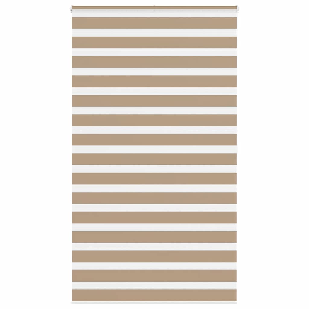 Zebro žaliuzė, smėlio rudos spalvos, 125x200 cm, audinys, plotis 120,9 cm, poliesteris
