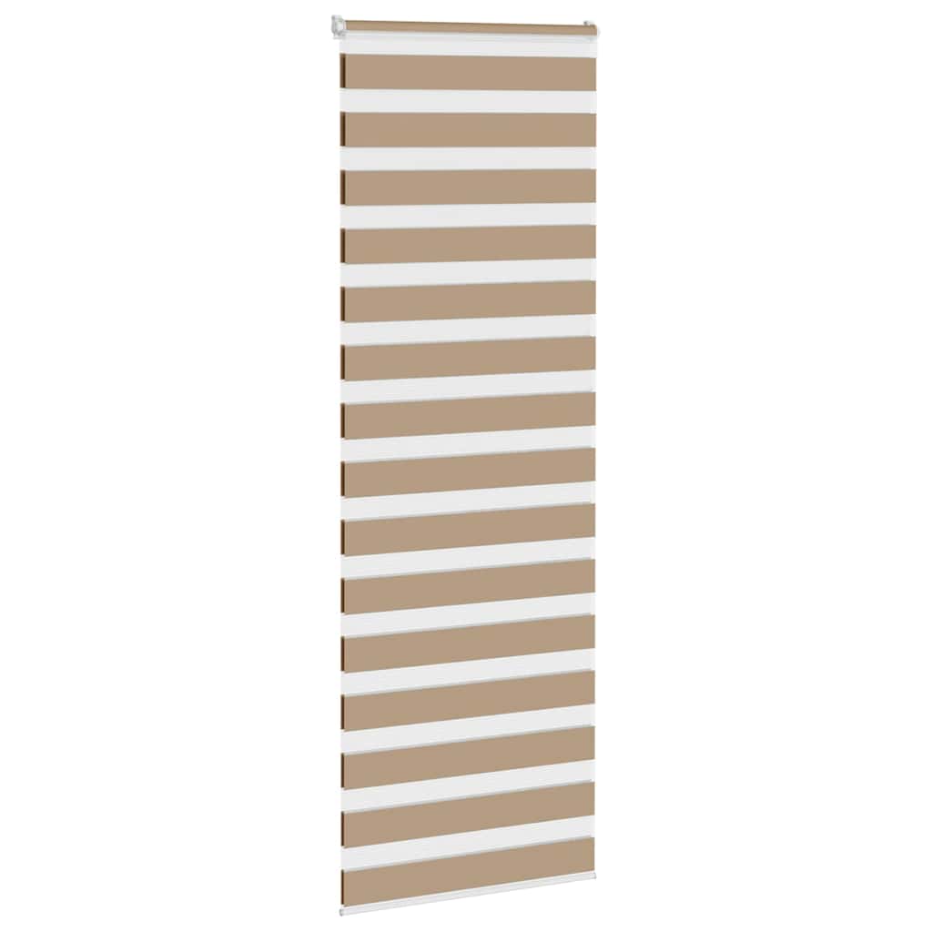 Zebro žaliuzė, smėlio rudos spalvos, 70x230 cm, audinys, plotis 65,9 cm, poliesteris