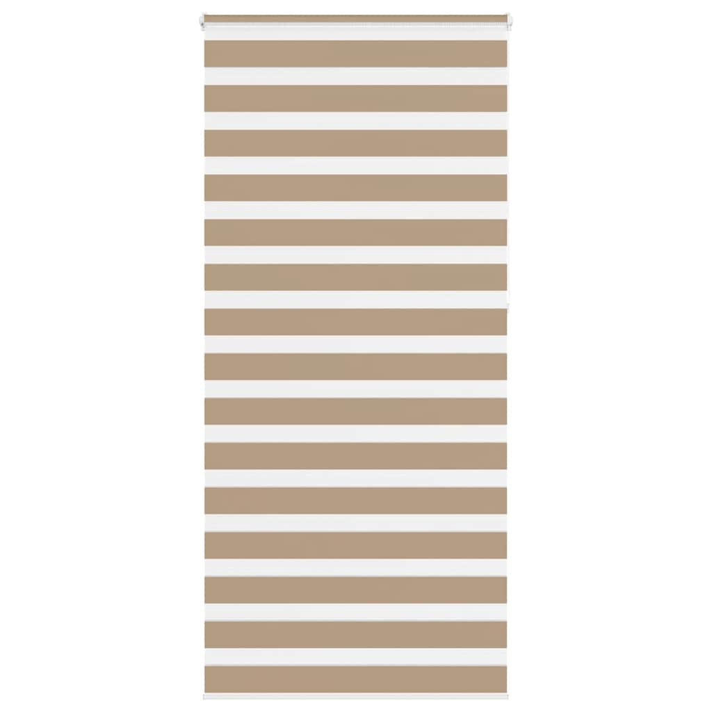 Zebro žaliuzė, smėlio rudos spalvos, 95x230 cm, audinys, plotis 90,9 cm, poliesteris