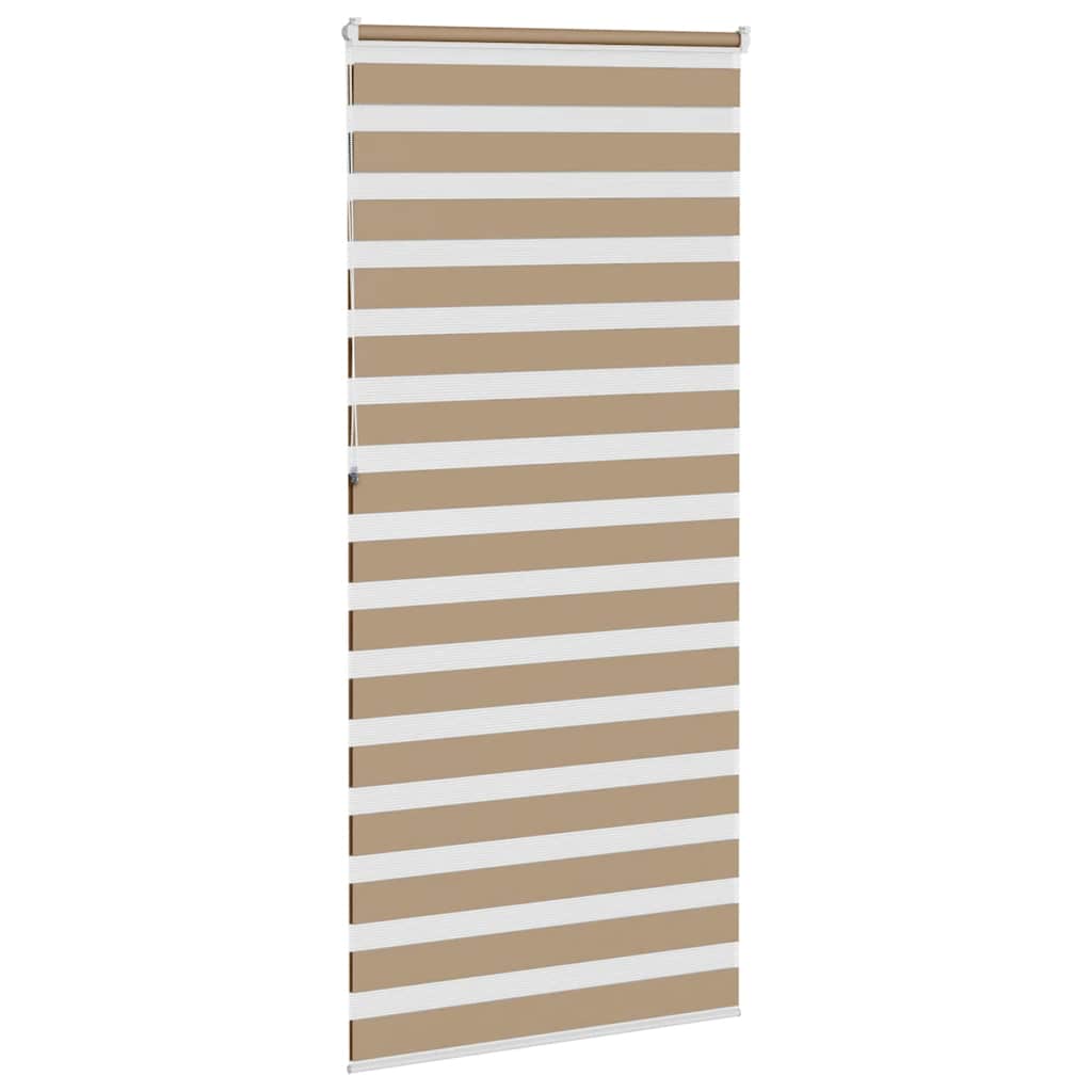 Zebro žaliuzė, smėlio rudos spalvos, 95x230 cm, audinys, plotis 90,9 cm, poliesteris