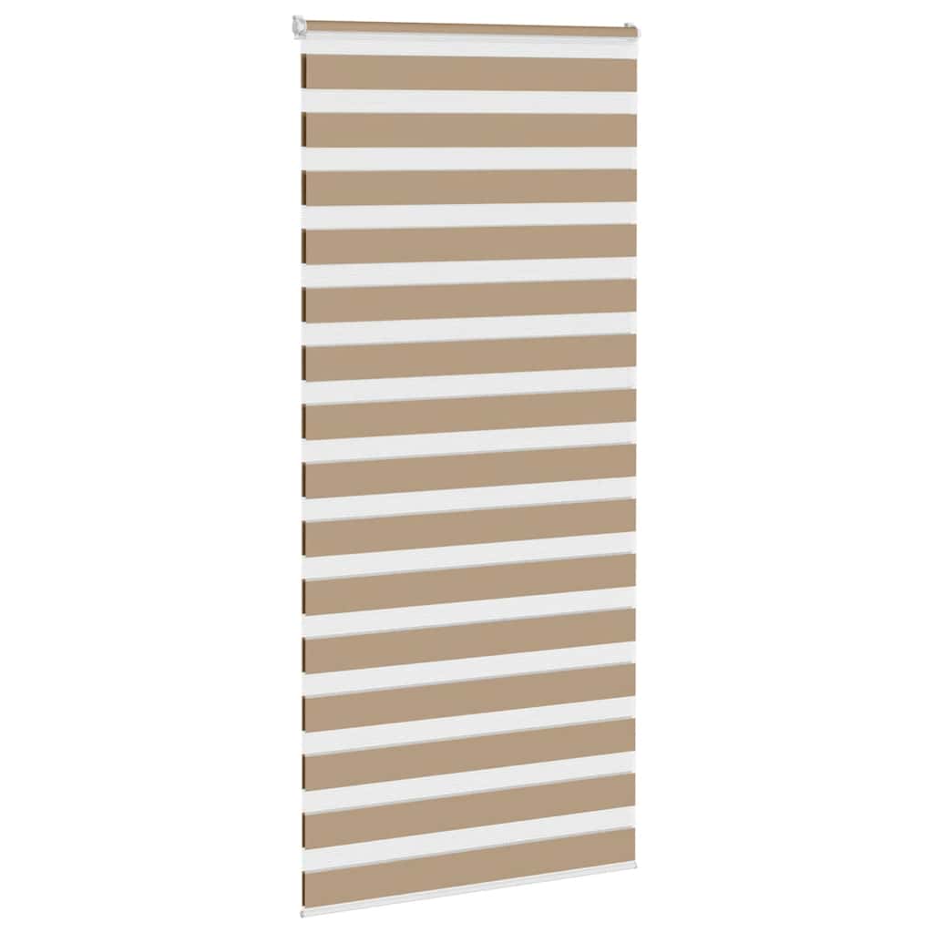 Zebro žaliuzė, smėlio rudos spalvos, 100x230 cm, audinys, plotis 95,9 cm, poliesteris