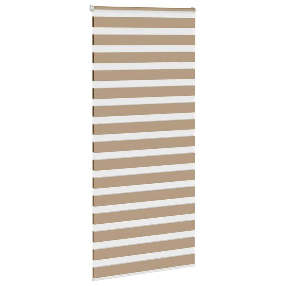 Zebro žaliuzė, smėlio rudos spalvos, 110x230 cm, audinys, plotis 105,9 cm, poliesteris