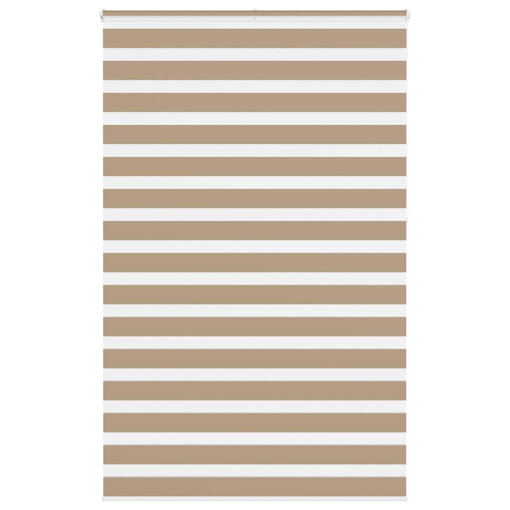 Zebro žaliuzė, smėlio rudos spalvos, 140x230 cm, audinys, plotis 135,9 cm, poliesteris