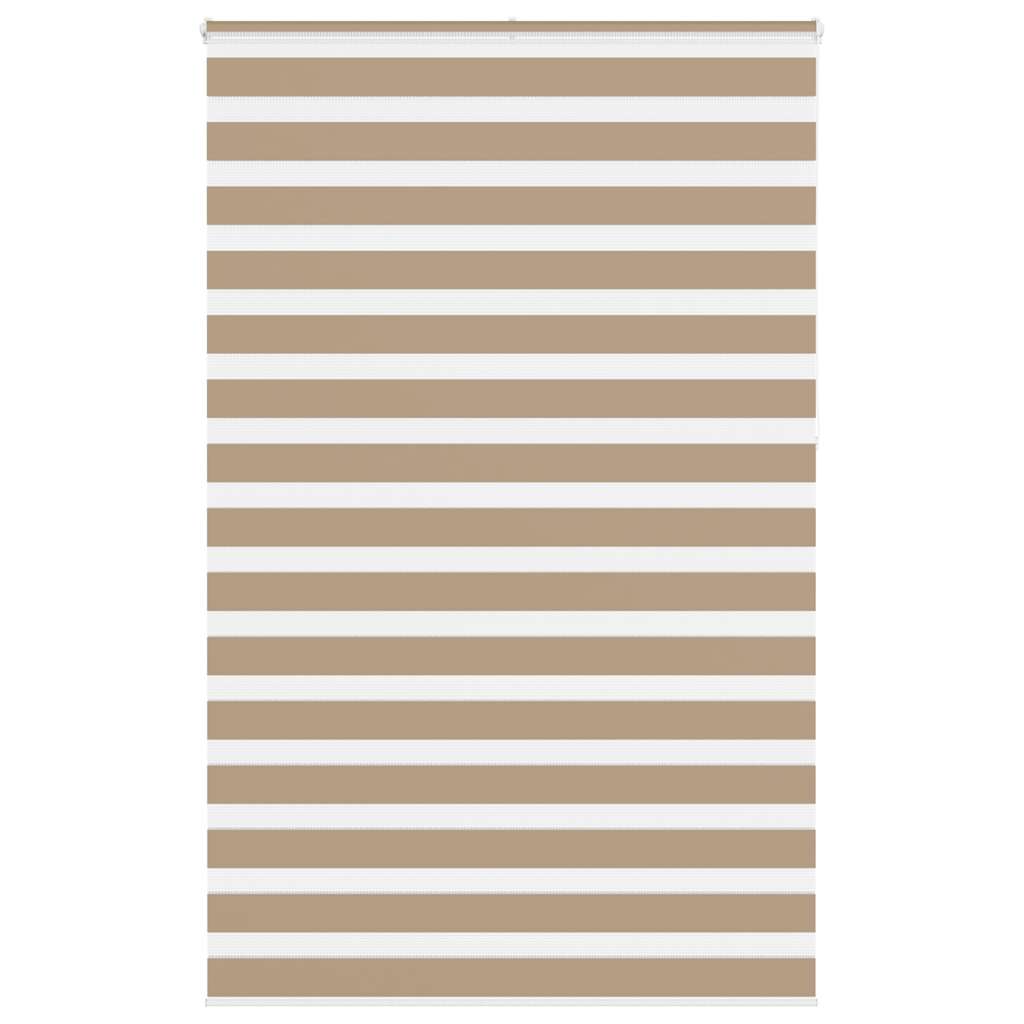 Zebro žaliuzė, smėlio rudos spalvos, 140x230 cm, audinys, plotis 135,9 cm, poliesteris