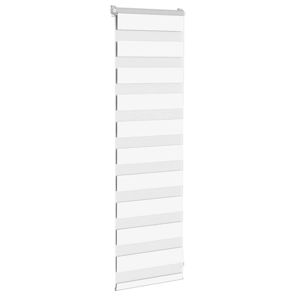 Zebra žaliuzės balta 40x100 cm audinio plotis 35,9 cm