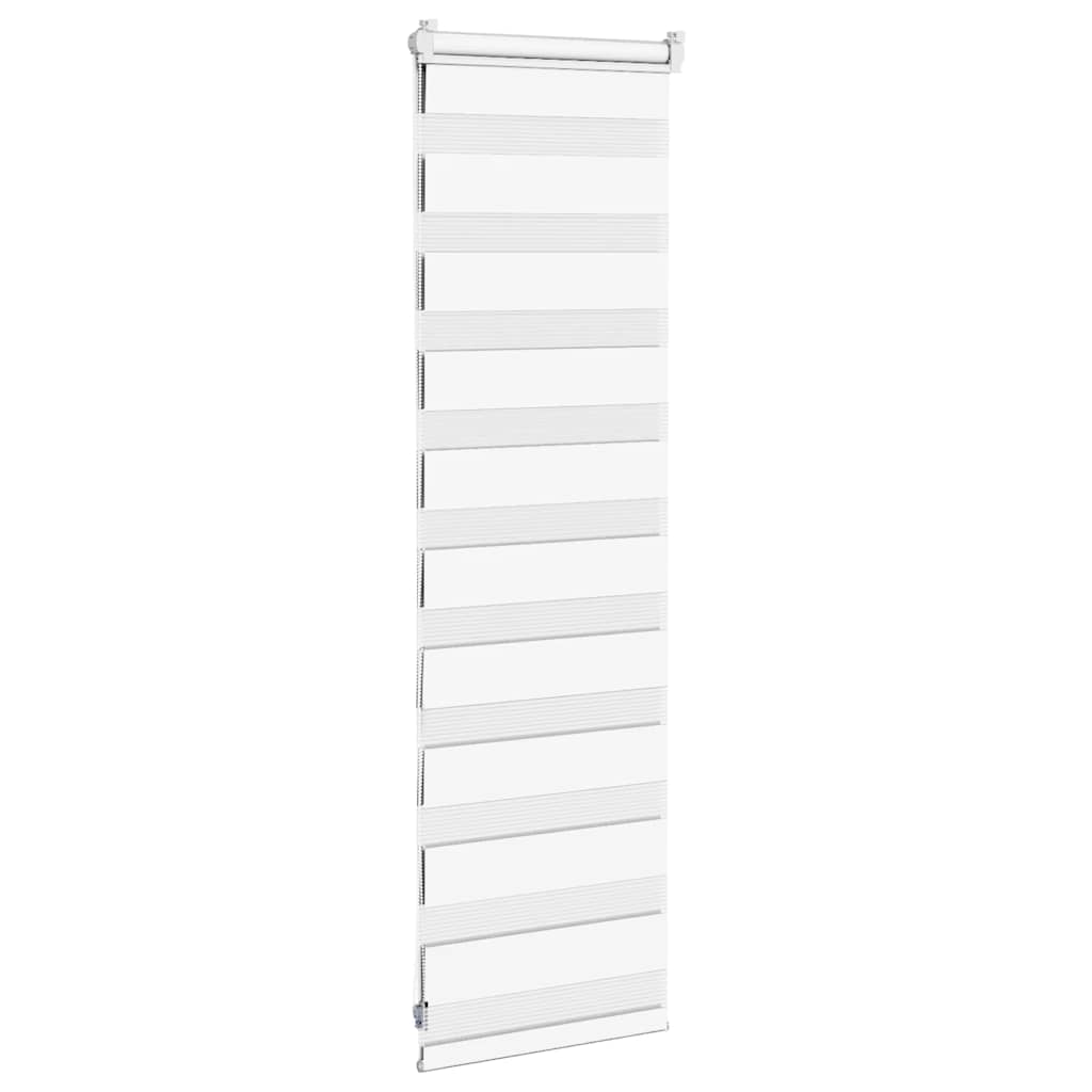 Zebra žaliuzės balta 40x100 cm audinio plotis 35,9 cm