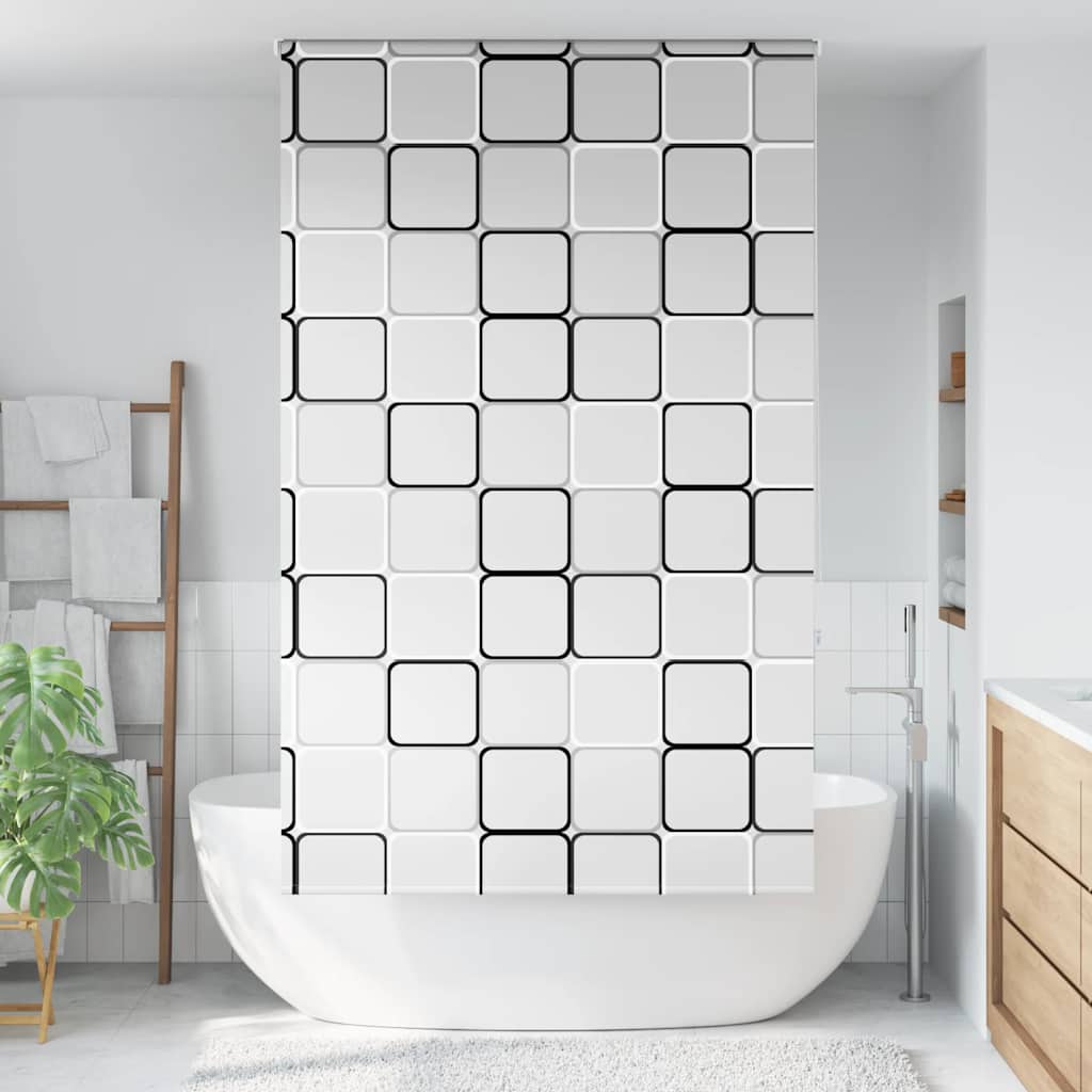 Dušas rullīšu žalūzija, 140x240 cm, auduma platums 136 cm