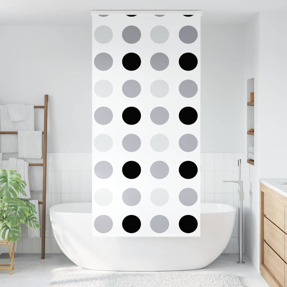 Dušo roletas su kasete, 110x240 cm, audinio plotis 106 cm