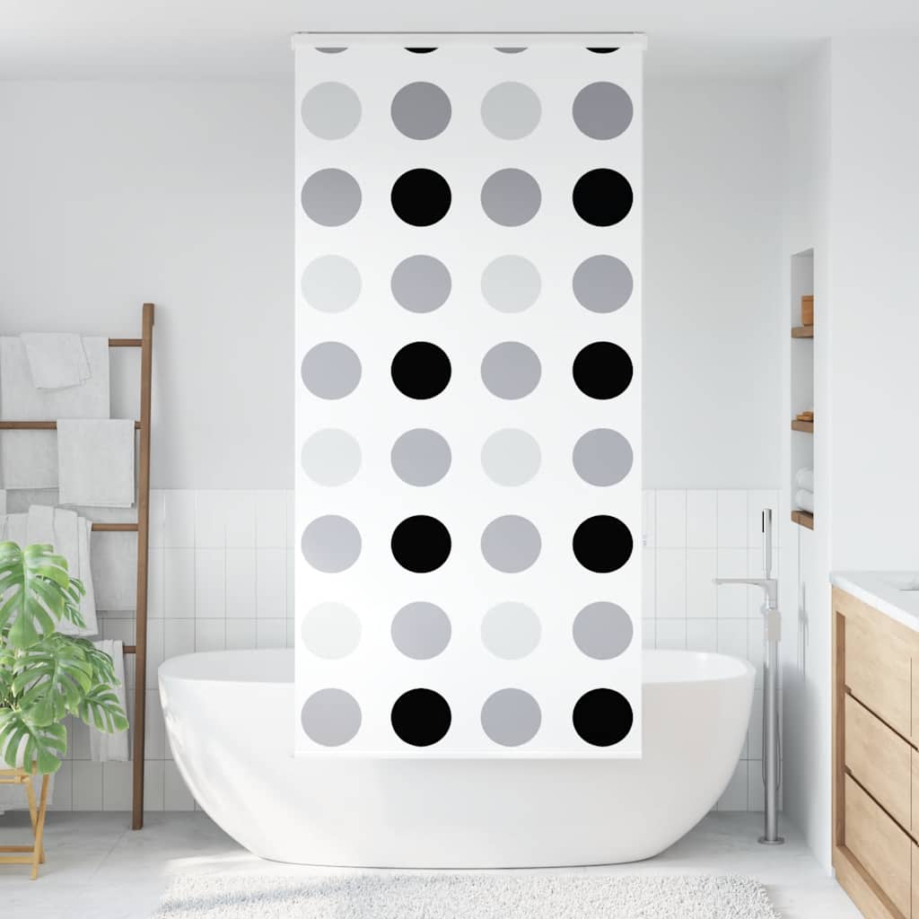 Dušo roletas su kasete, 110x240 cm, audinio plotis 106 cm