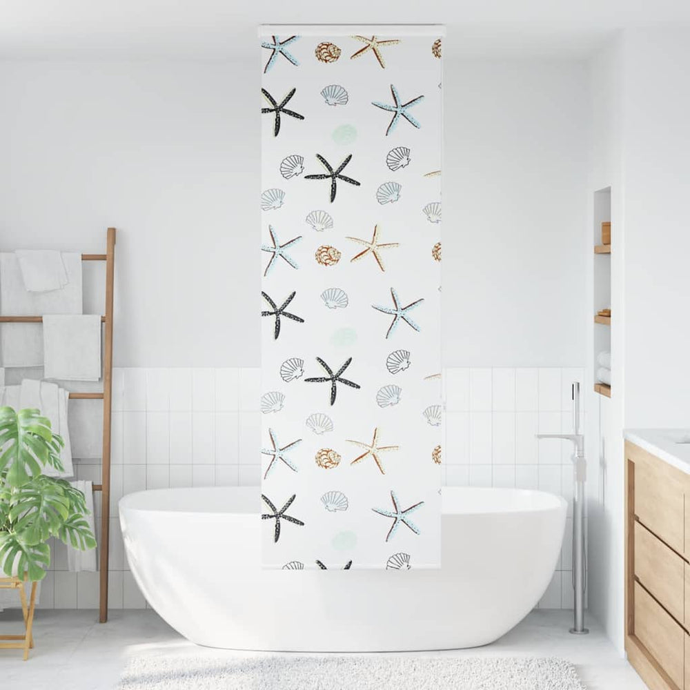 Dušo roletas su kasete, 80x240 cm, audinio plotis 76 cm