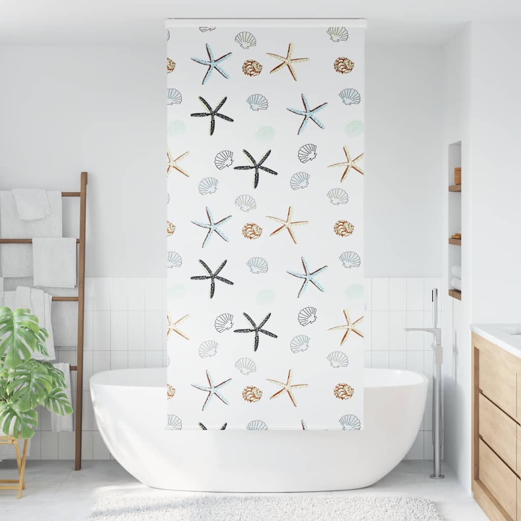 Dušo roletas su kasete, 90x240 cm, audinio plotis 86 cm