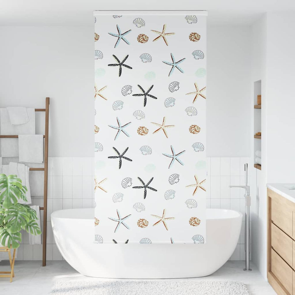 Dušo roletas su kasete, 110x240 cm, audinio plotis 106 cm