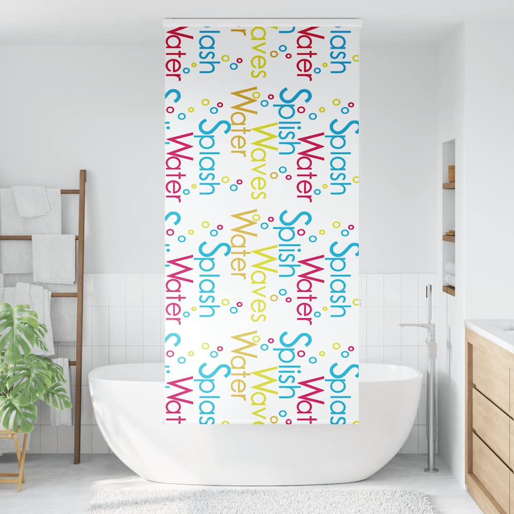 Dušo roletas su kasete, 90x240 cm, audinio plotis 86 cm