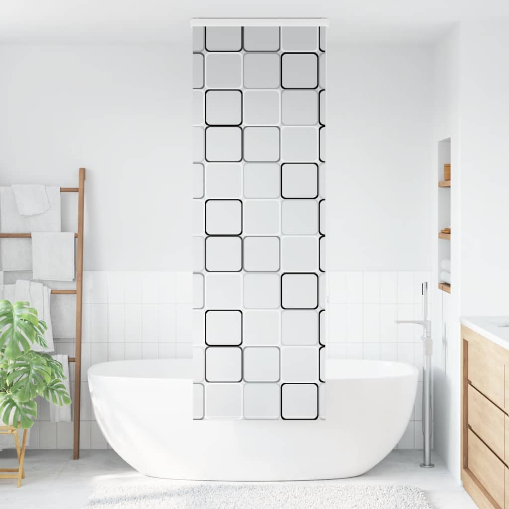 Dušo roletas su kasete, 80x240 cm, audinio plotis 76 cm