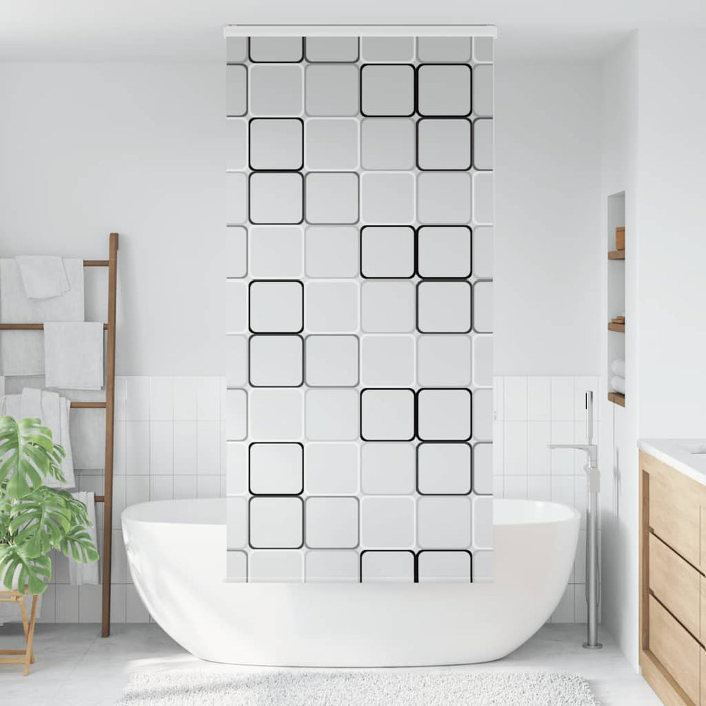 Dušo roletas su kasete, 90x240 cm, audinio plotis 86 cm