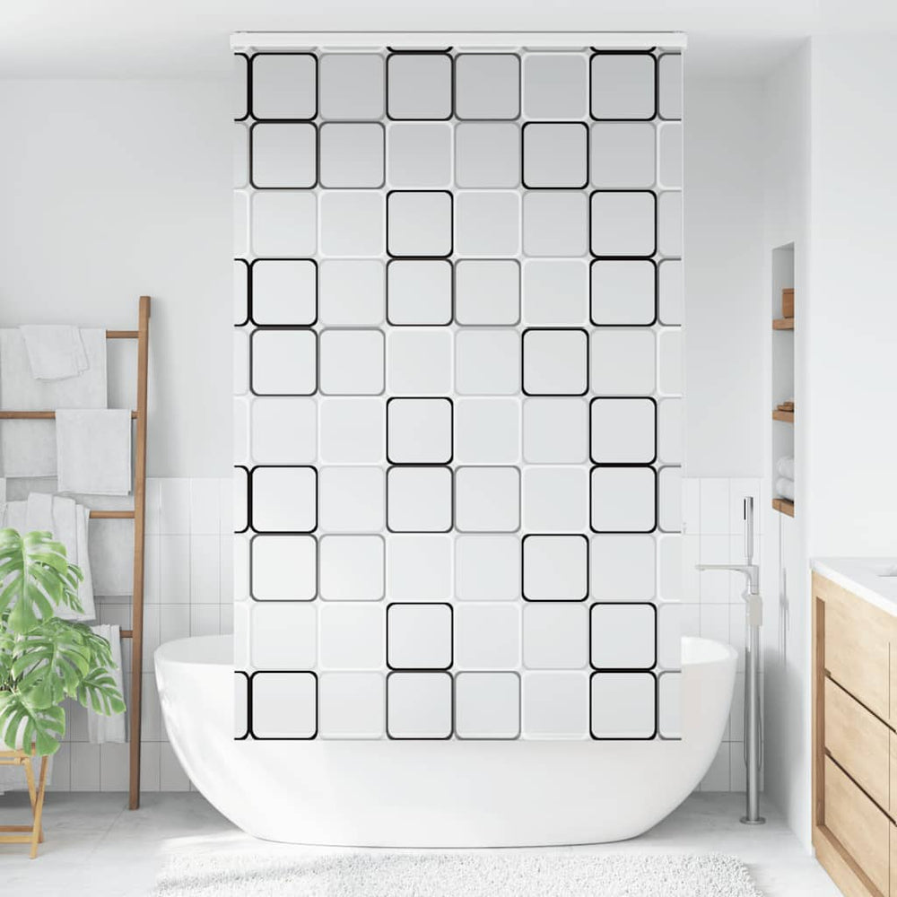 Dušo roletas su kasete, 120x240 cm, audinio plotis 116 cm
