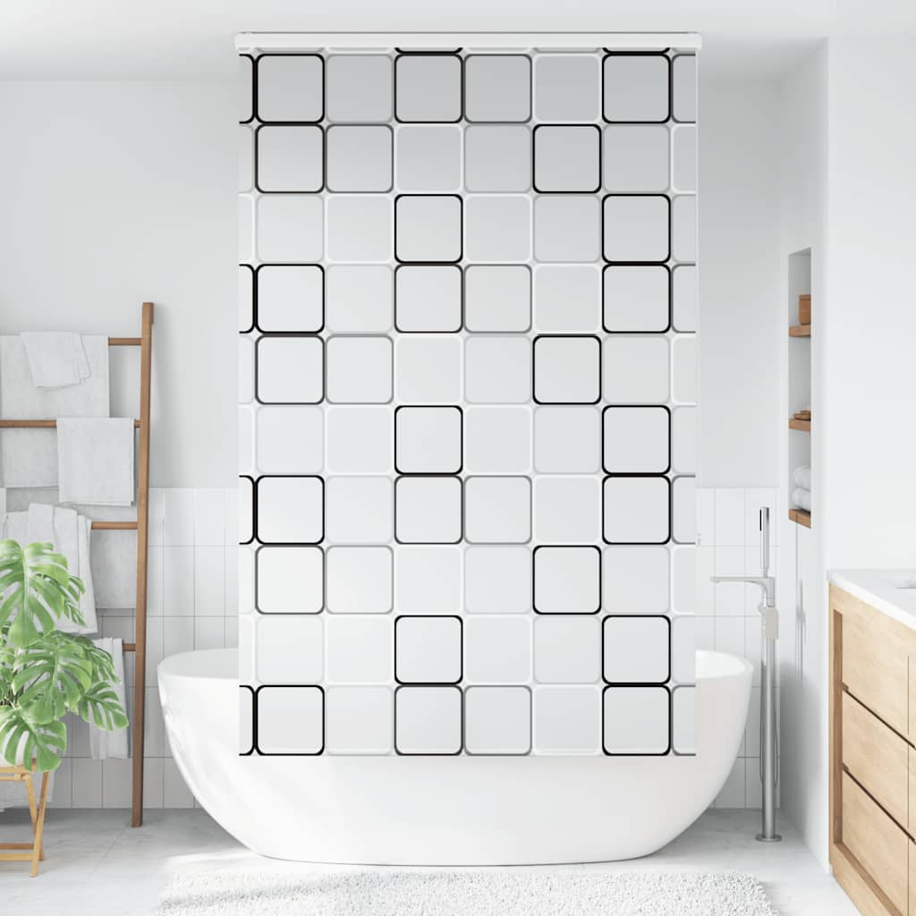 Dušo roletas su kasete, 120x240 cm, audinio plotis 116 cm