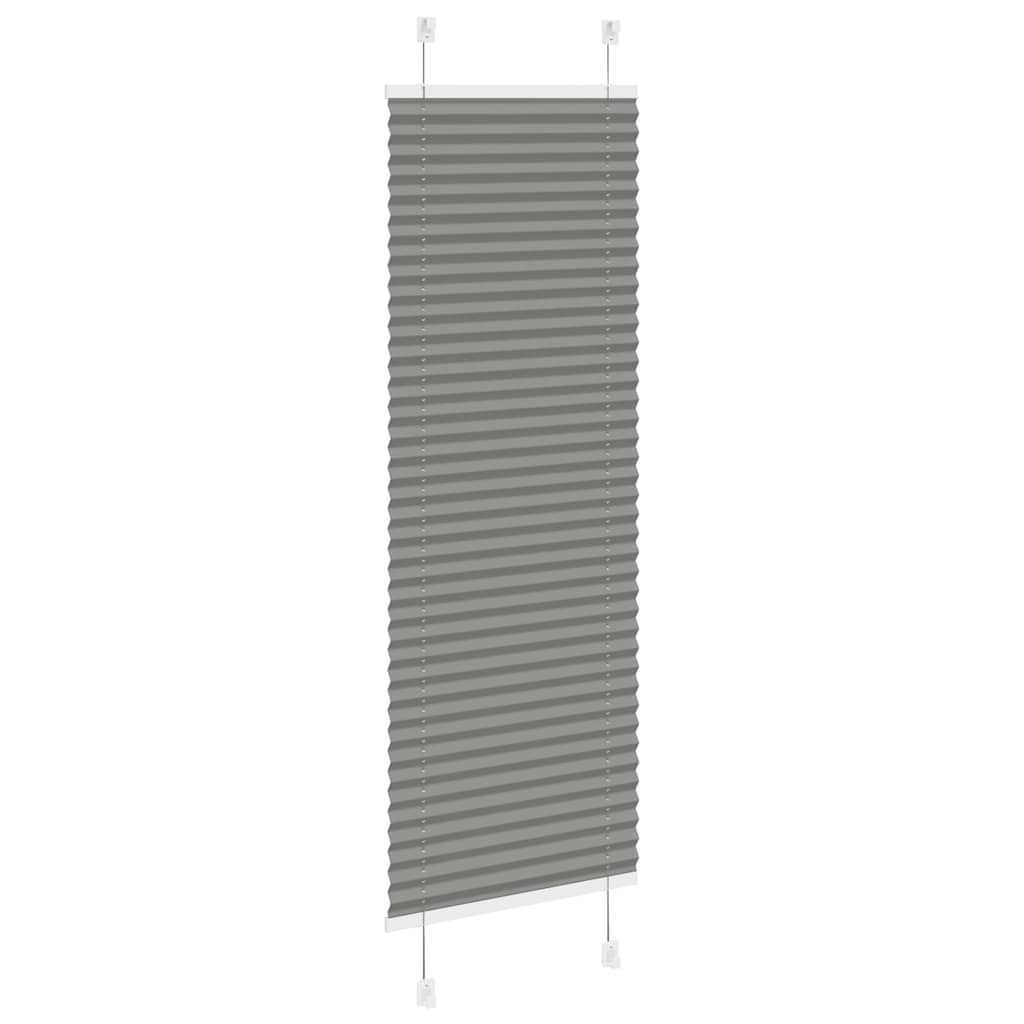 Plisuota žaliuze antracitas 45x100 cm audinio plotis 44,4 cm