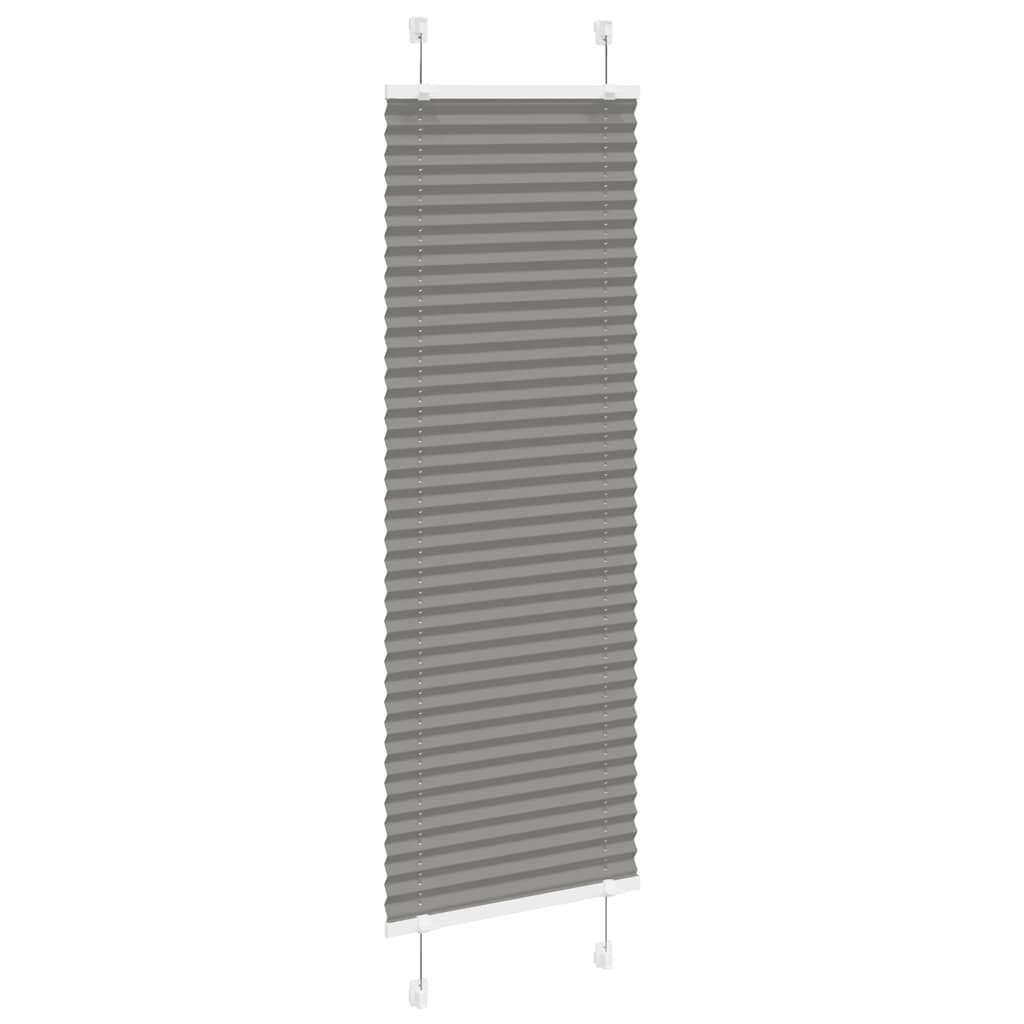 Plisuota žaliuze antracitas 50x100 cm audinio plotis 49,4 cm
