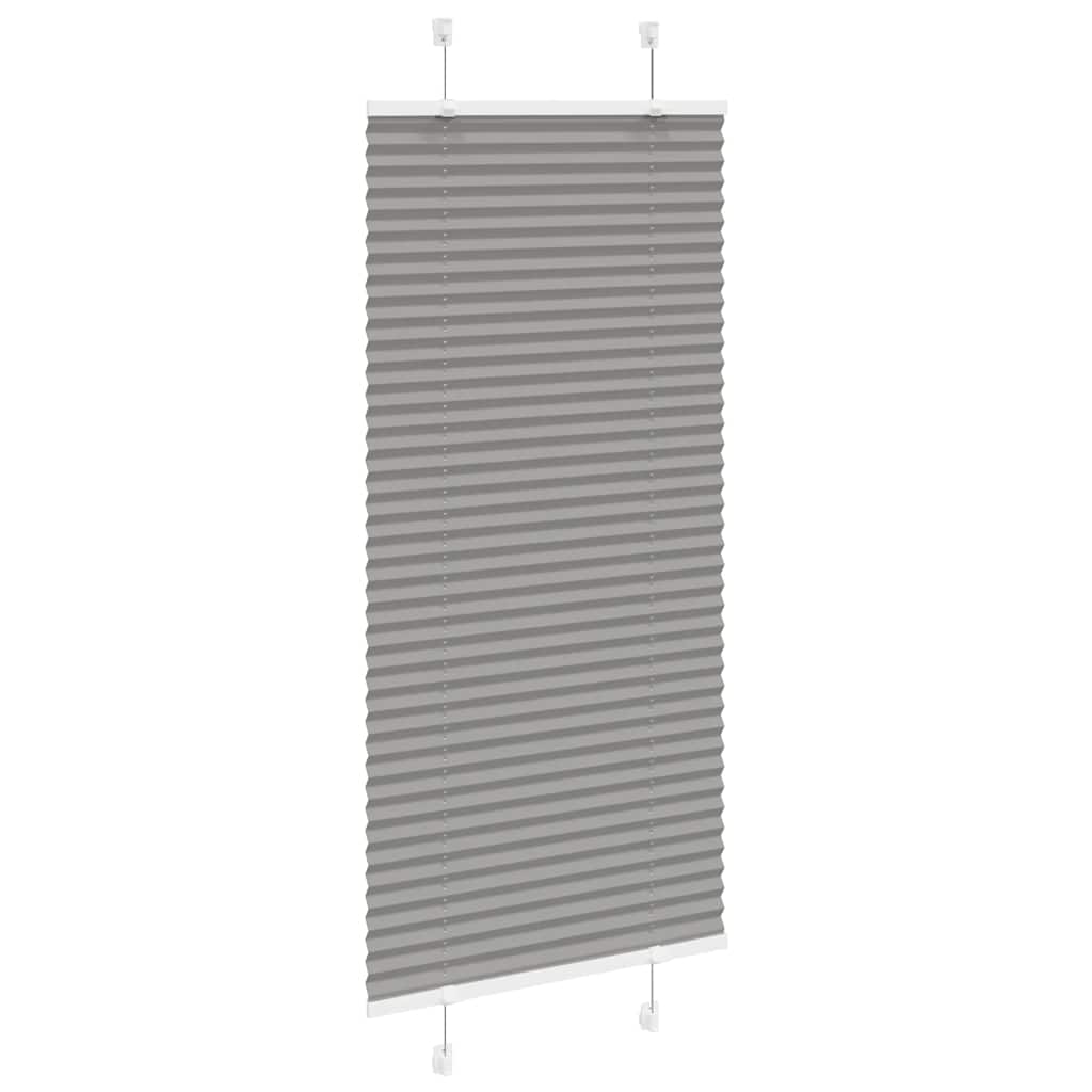 Plisuota žaliuze antracitas 55x100 cm audinio plotis 54,4 cm