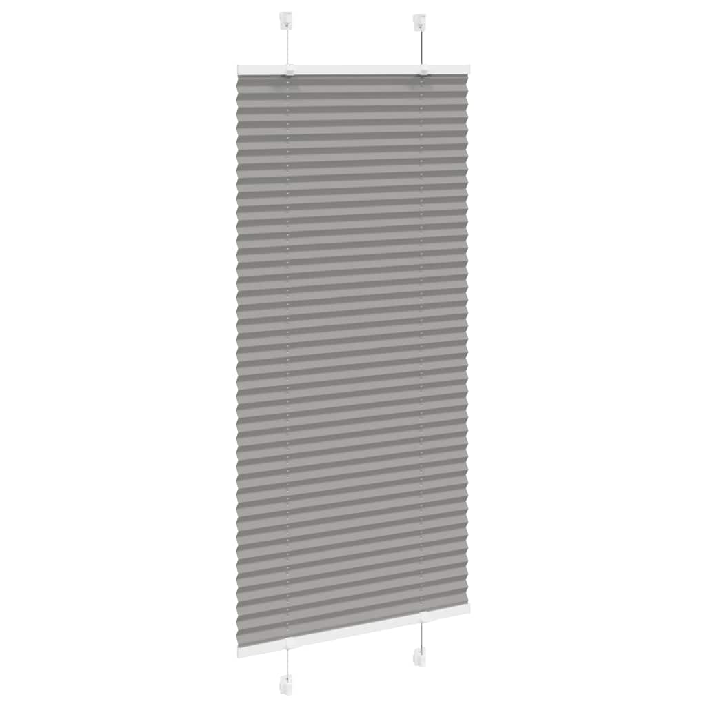 Plisuota žaliuze antracitas 65x100 cm audinio plotis 64,4 cm