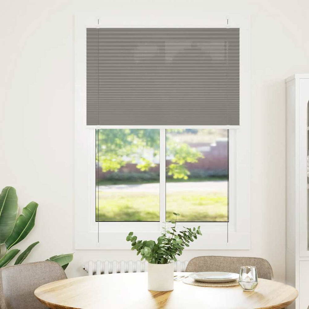 Plisuota žaliuze antracitas 95x100 cm audinio plotis 94,4 cm
