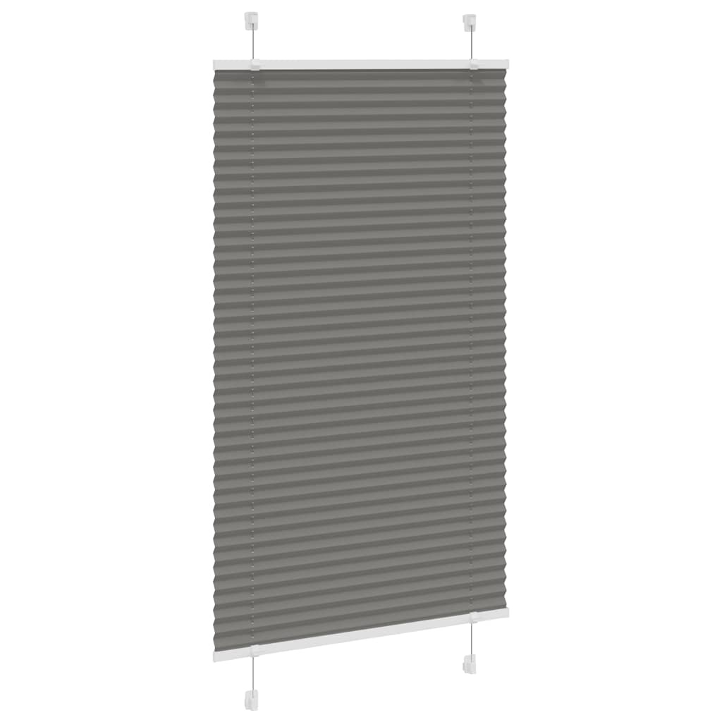 Plisuota žaliuze antracitas 75x150 cm audinio plotis 74,4 cm