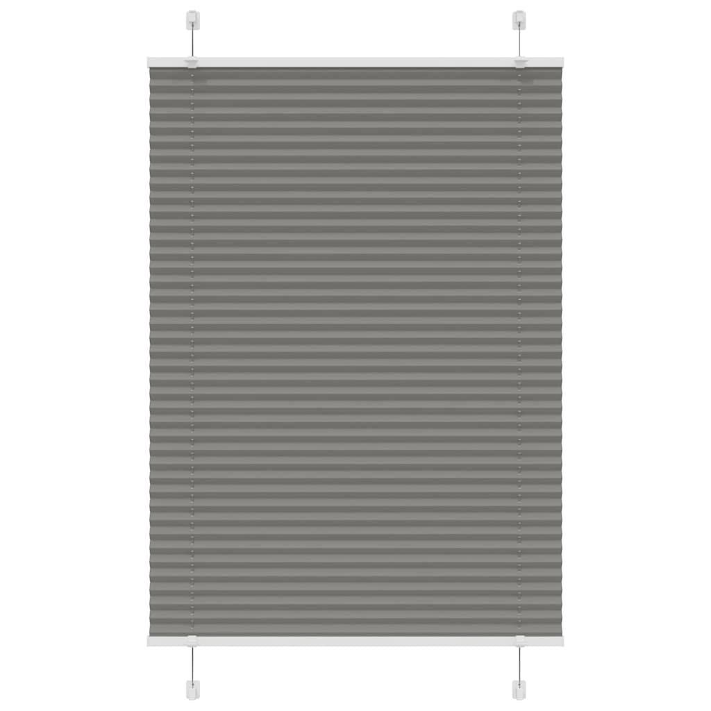 Plisuotas roletas antracitas 90x150 cm audinio plotis 89,4 cm