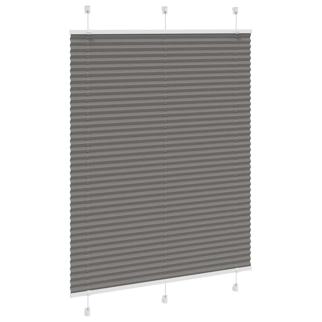 plisētā žalūzija antracīts 105x150 cm auduma platums 104,4 cm