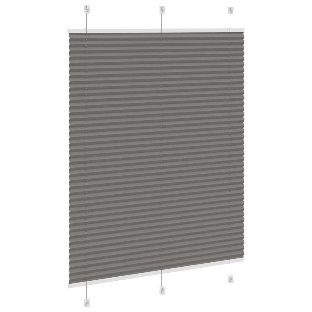 plisētā žalūzija antracīts 105x150 cm auduma platums 104,4 cm