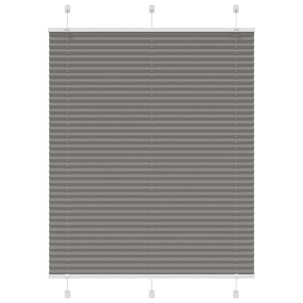 Plisētā žalūzija antracīta 110x150 cm auduma platums 109,4 cm