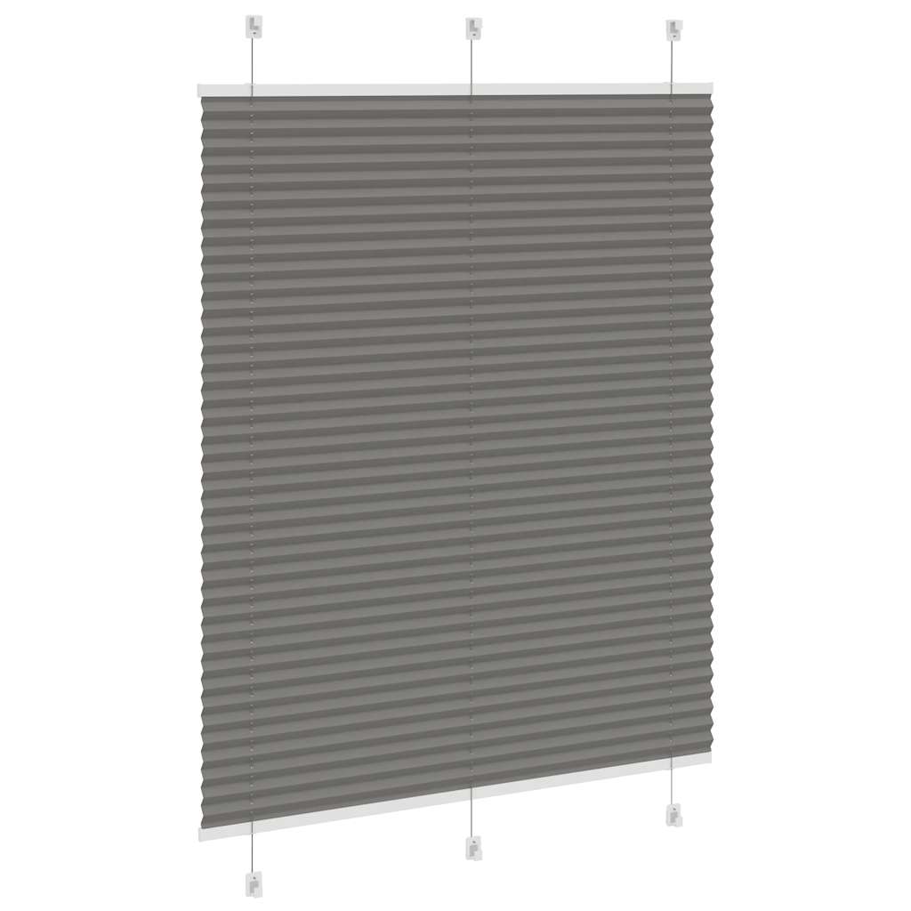Plisētā žalūzija antracīta 110x150 cm auduma platums 109,4 cm