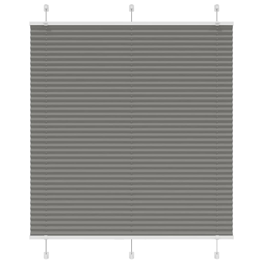 Plisuotas roletas antracitas 120x150 cm audinio plotis 119,4 cm