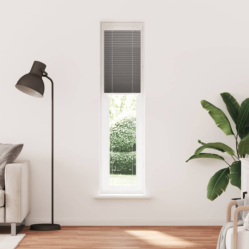 Plisuota žaliuze antracitas 40x200 cm audinio plotis 39,4 cm