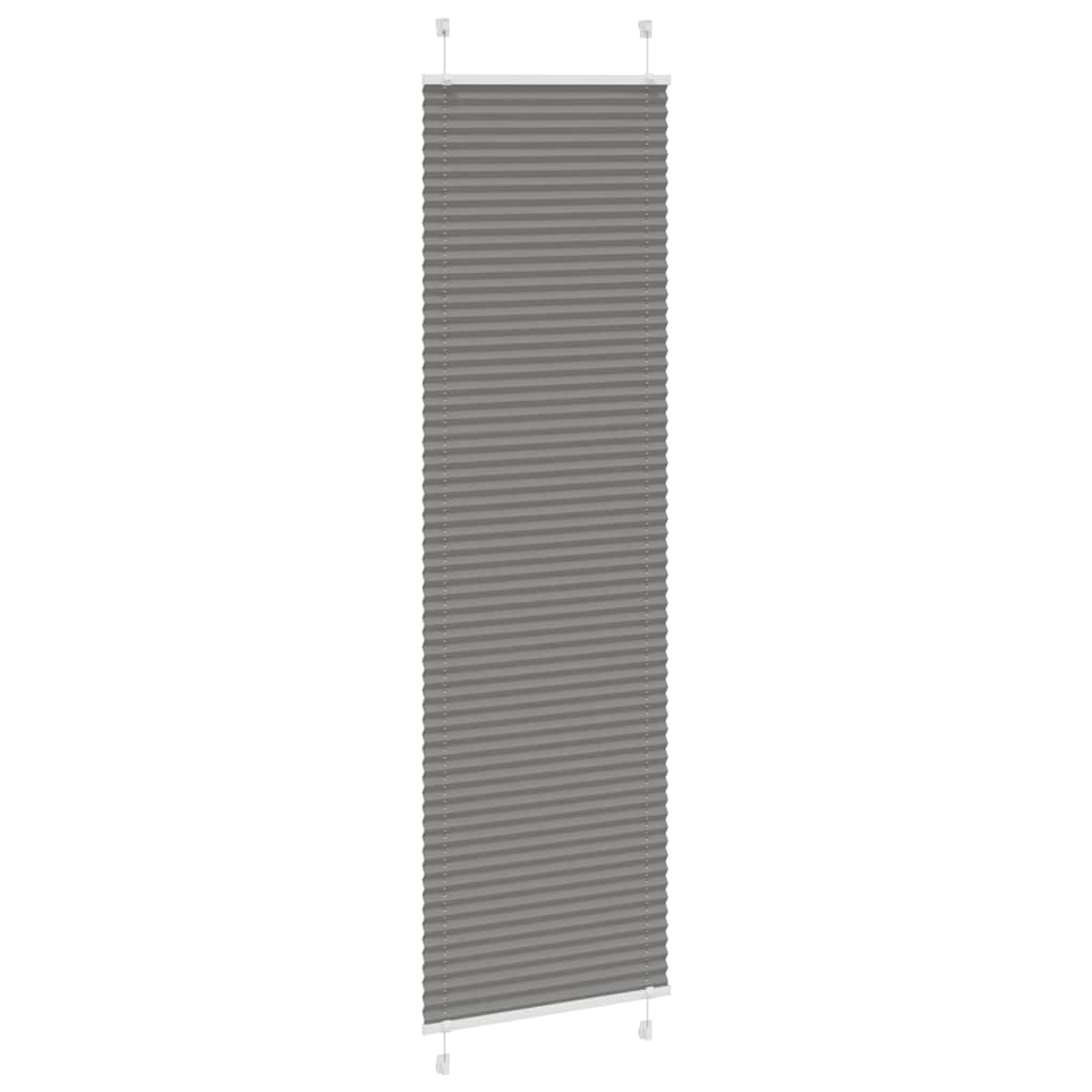 Plisuotas roletas antracitas 60x200 cm audinio plotis 59,4 cm