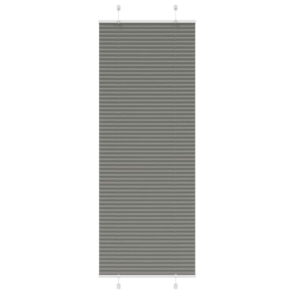 Plisuotas roletas antracitas 80x200 cm audinio plotis 79,4 cm
