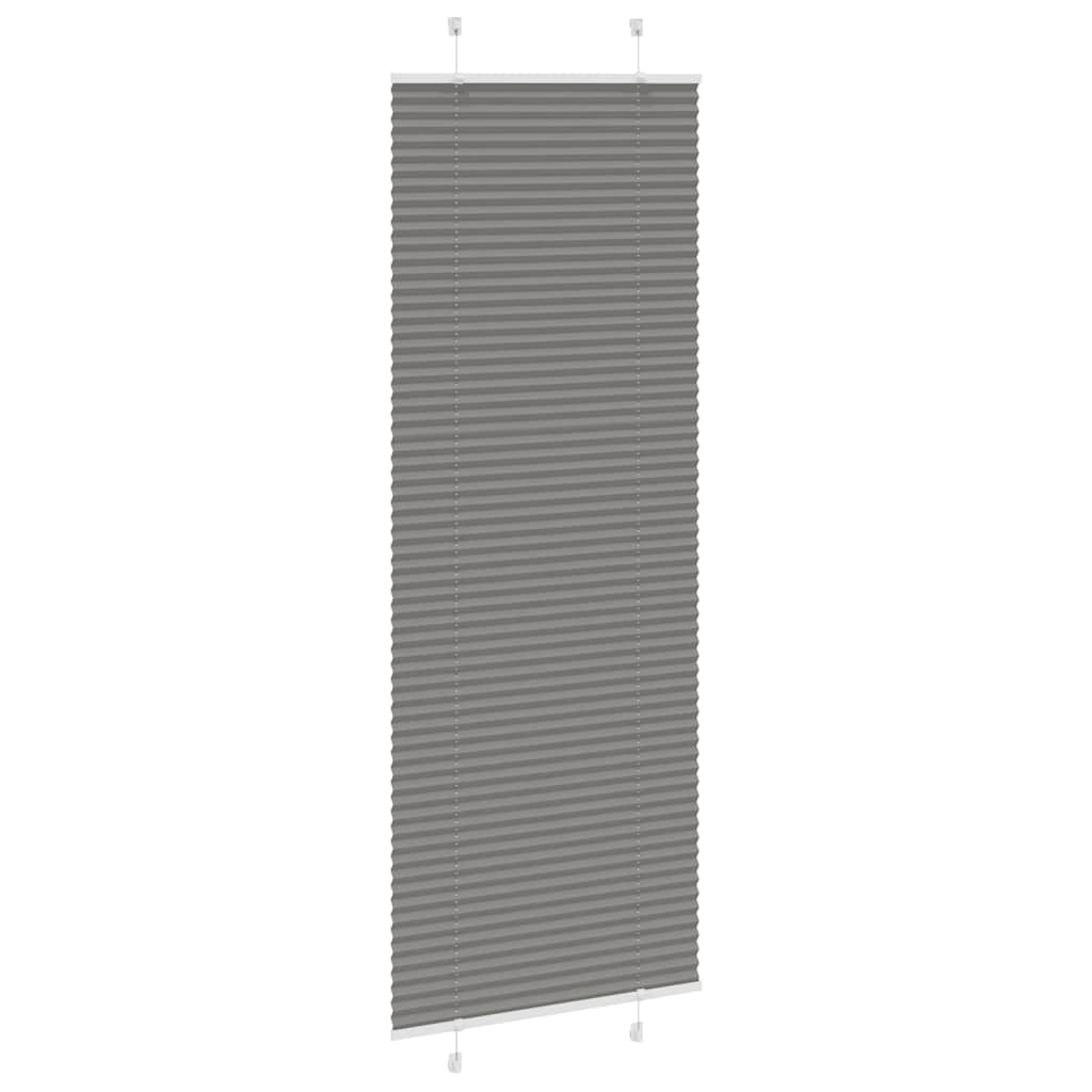 Plisuotas roletas antracitas 80x200 cm audinio plotis 79,4 cm