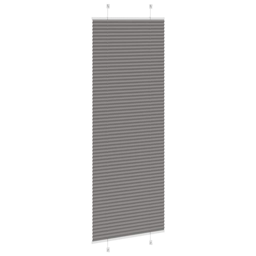Plisuotas roletas antracitas 80x200 cm audinio plotis 79,4 cm