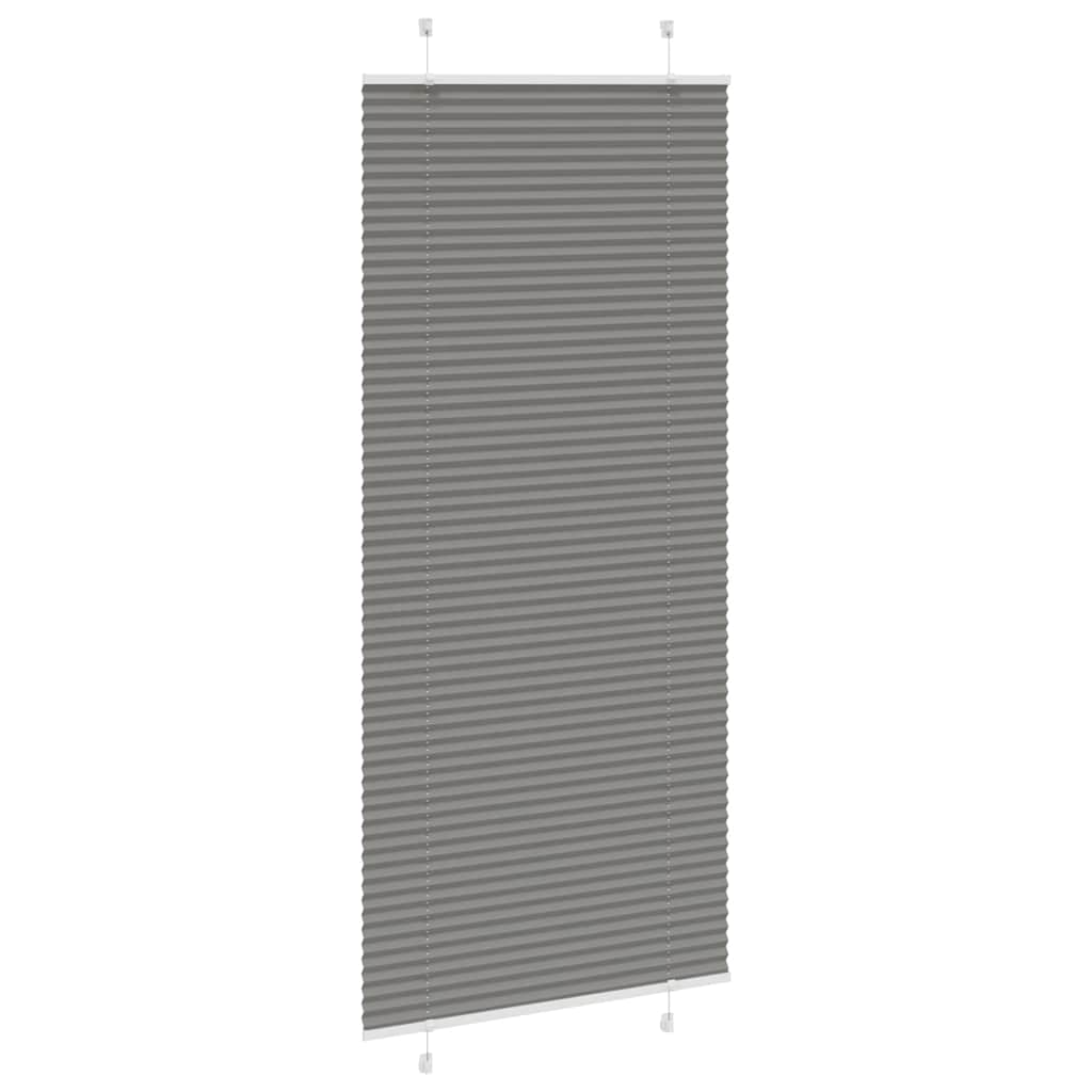 Plisuota žaliuze antracitas 90x200 cm audinio plotis 89,4 cm