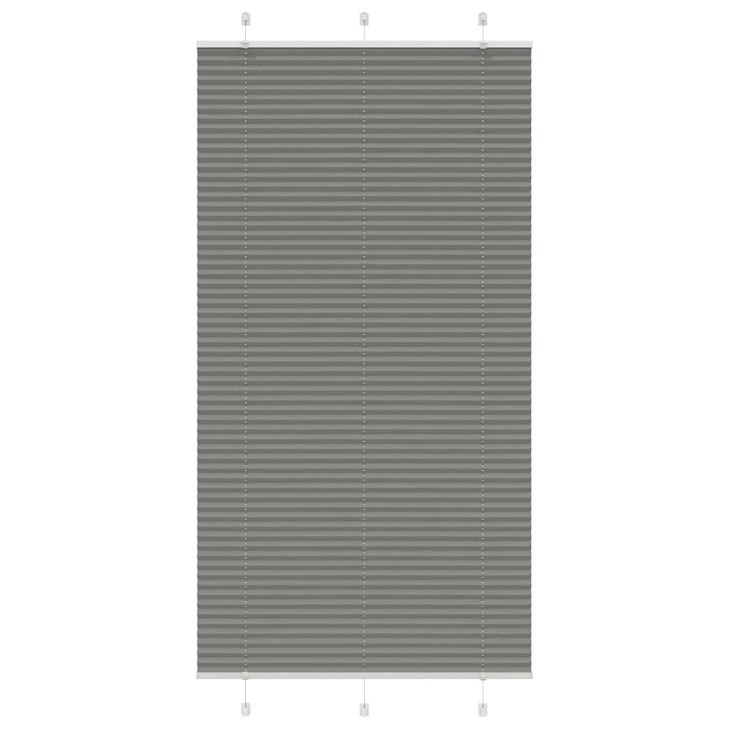 plisētā žalūzija antracīts 105x200 cm auduma platums 104,4 cm