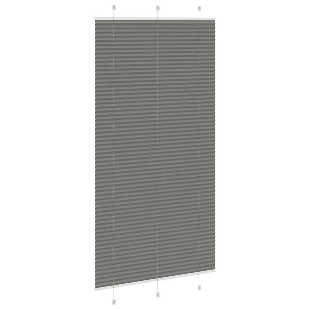 plisētā žalūzija antracīts 105x200 cm auduma platums 104,4 cm