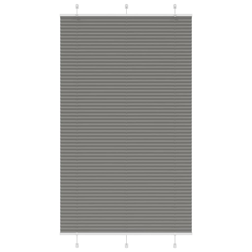 Plisuotas roletas antracitas 115x200 cm audinio plotis 114,4 cm