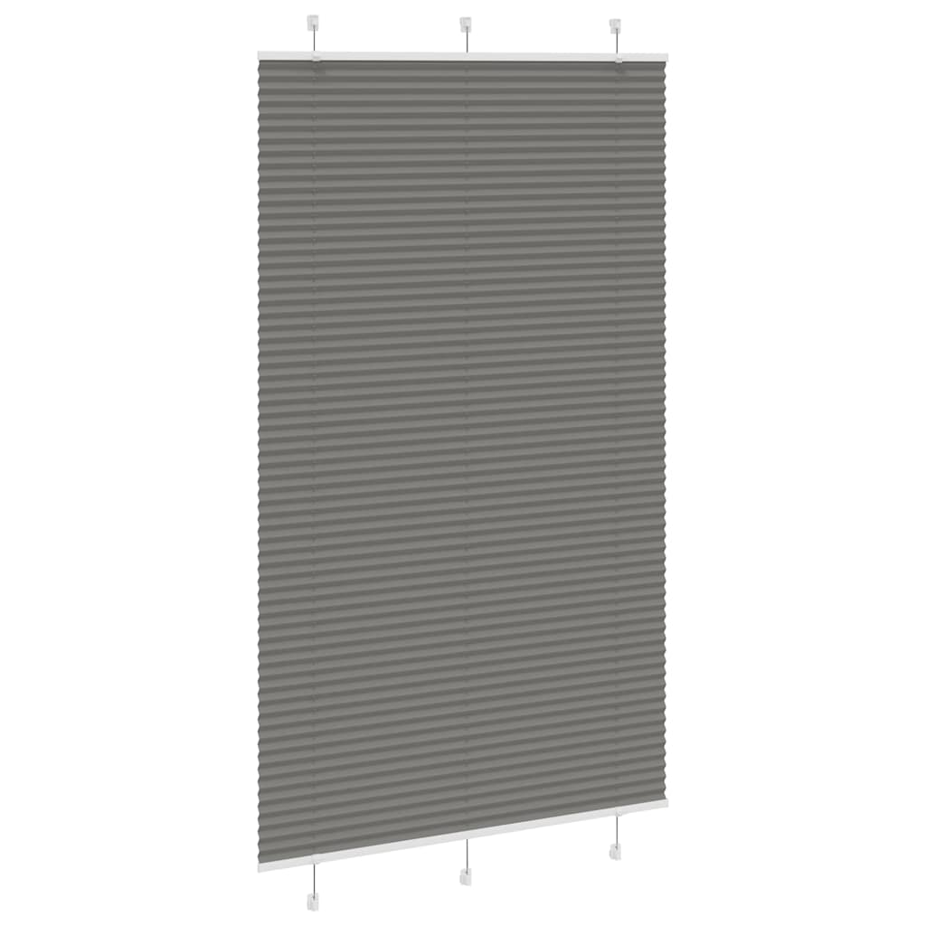 Plisuotas roletas antracitas 115x200 cm audinio plotis 114,4 cm