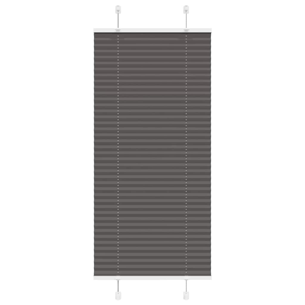 Plisuota žaliuze juoda 60x100 cm audinio plotis 59,4 cm