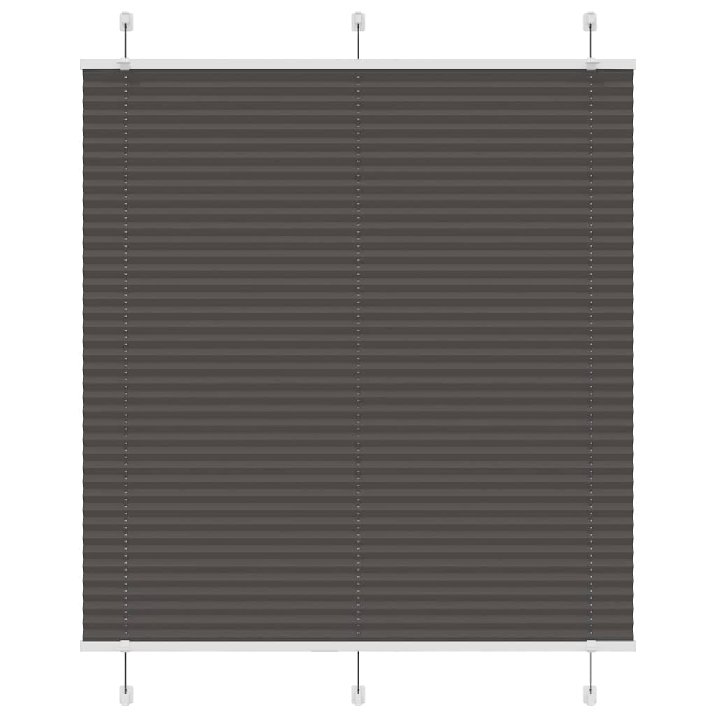 plisuota žaliuze juoda 120x100 cm audinio plotis 119,4 cm