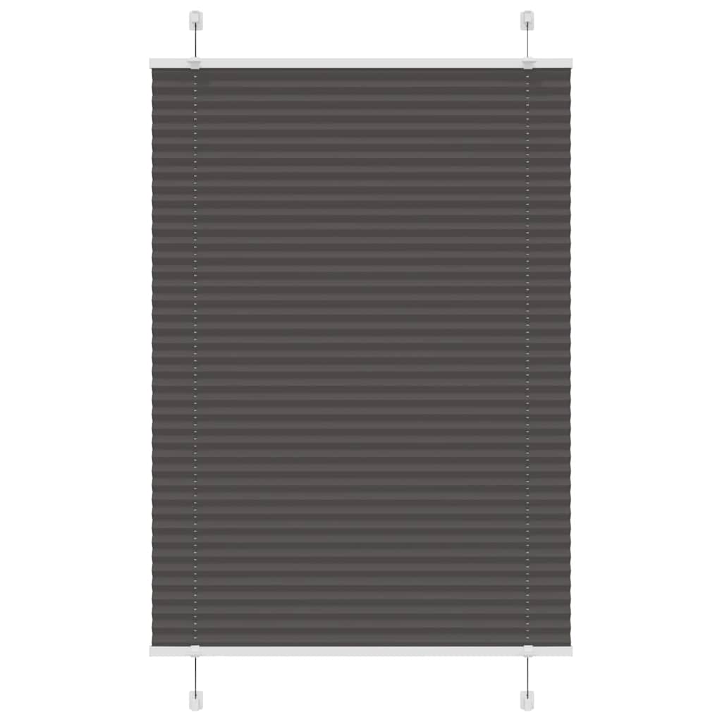 Plisuota žaliuze juoda 95x150 cm audinio plotis 94,4 cm